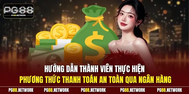Hướng dẫn thành viên thực hiện phương thức thanh toán an toàn qua ngân hàng